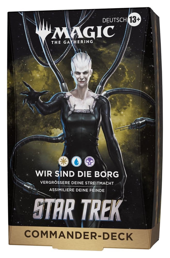Magic the Gathering Star Trek Baralhos de Commander Caixa (4) alemão