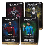Magic the Gathering Star Trek Baralhos de Commander Caixa (4) italiano