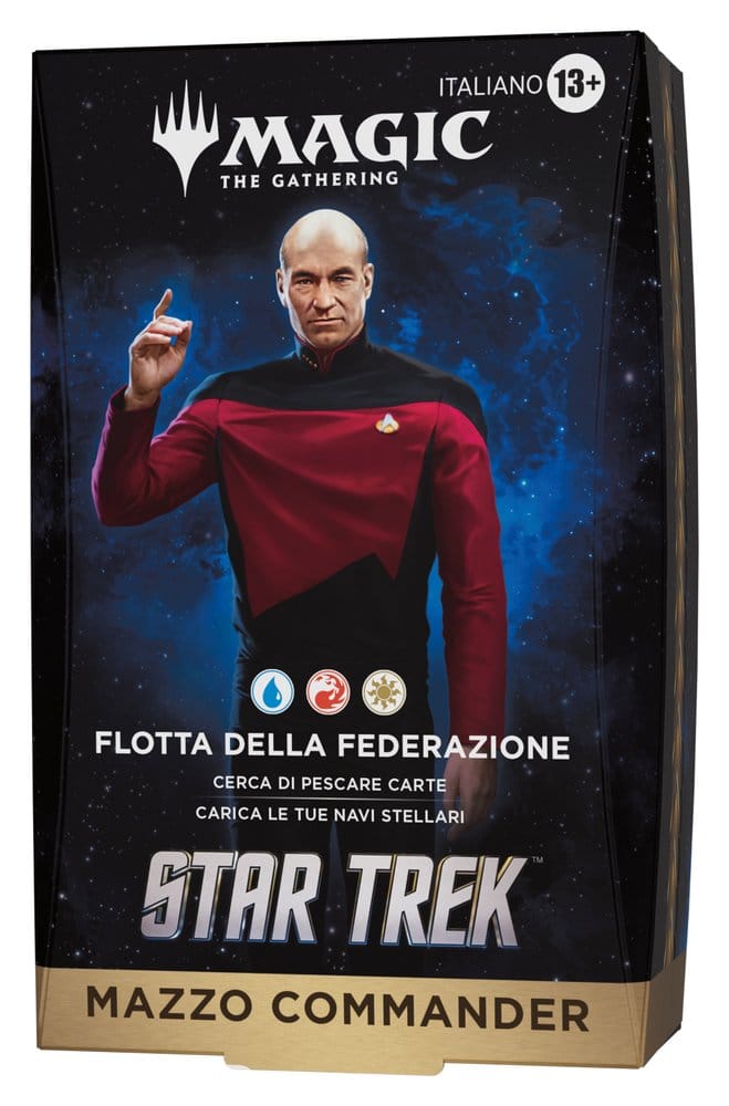 Magic the Gathering Star Trek Baralhos de Commander Caixa (4) italiano