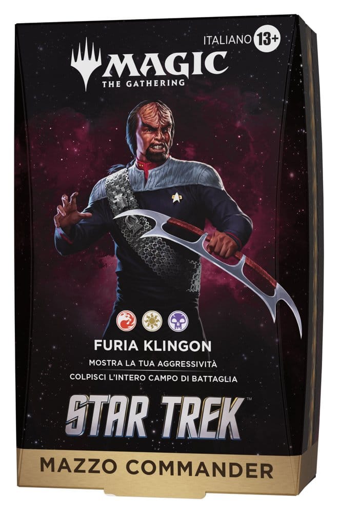 Magic the Gathering Star Trek Baralhos de Commander Caixa (4) italiano