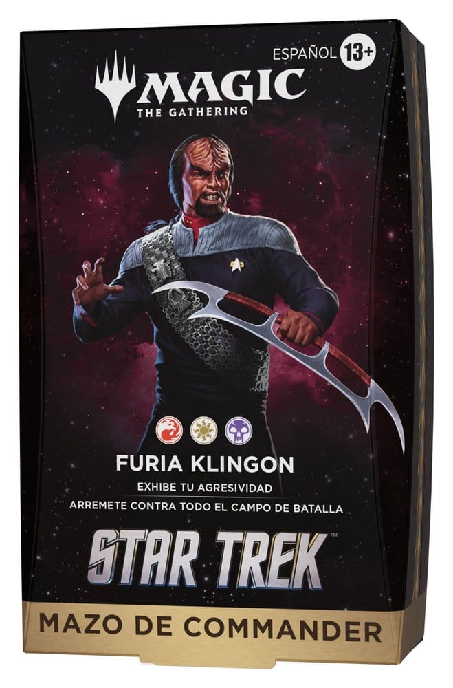 Magic the Gathering Star Trek Baralhos de Commander Caixa (4) castelhano