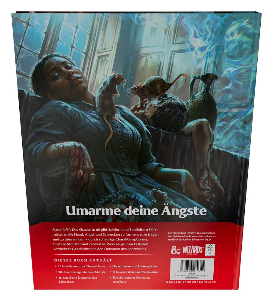 Dungeons & Dragons RPG Ravenloft: Das Grauen in Dir Livro *Edição Alemã*