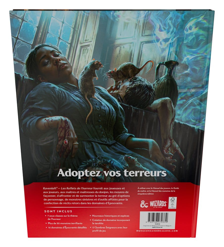 Dungeons & Dragons RPG Ravenloft: Les Reflets de l'Horreur Livro *Edição Francesa*