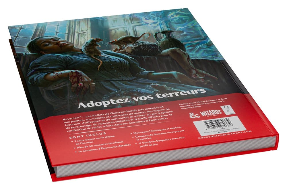 Dungeons & Dragons RPG Ravenloft: Les Reflets de l'Horreur Livro *Edição Francesa*