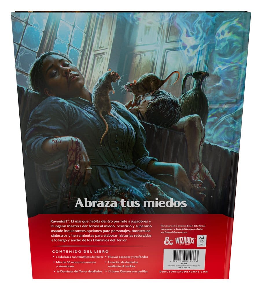 Dungeons & Dragons RPG Ravenloft: O Mal que Habita Dentro Livro *Edição Portuguesa*