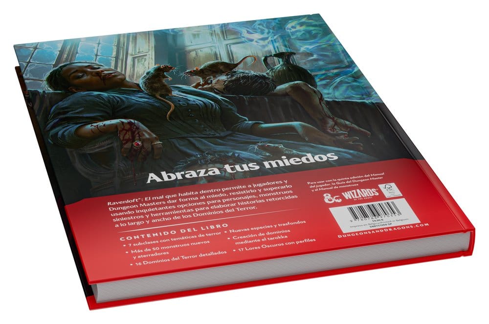 Dungeons & Dragons RPG Ravenloft: O Mal que Habita Dentro Livro *Edição Portuguesa*