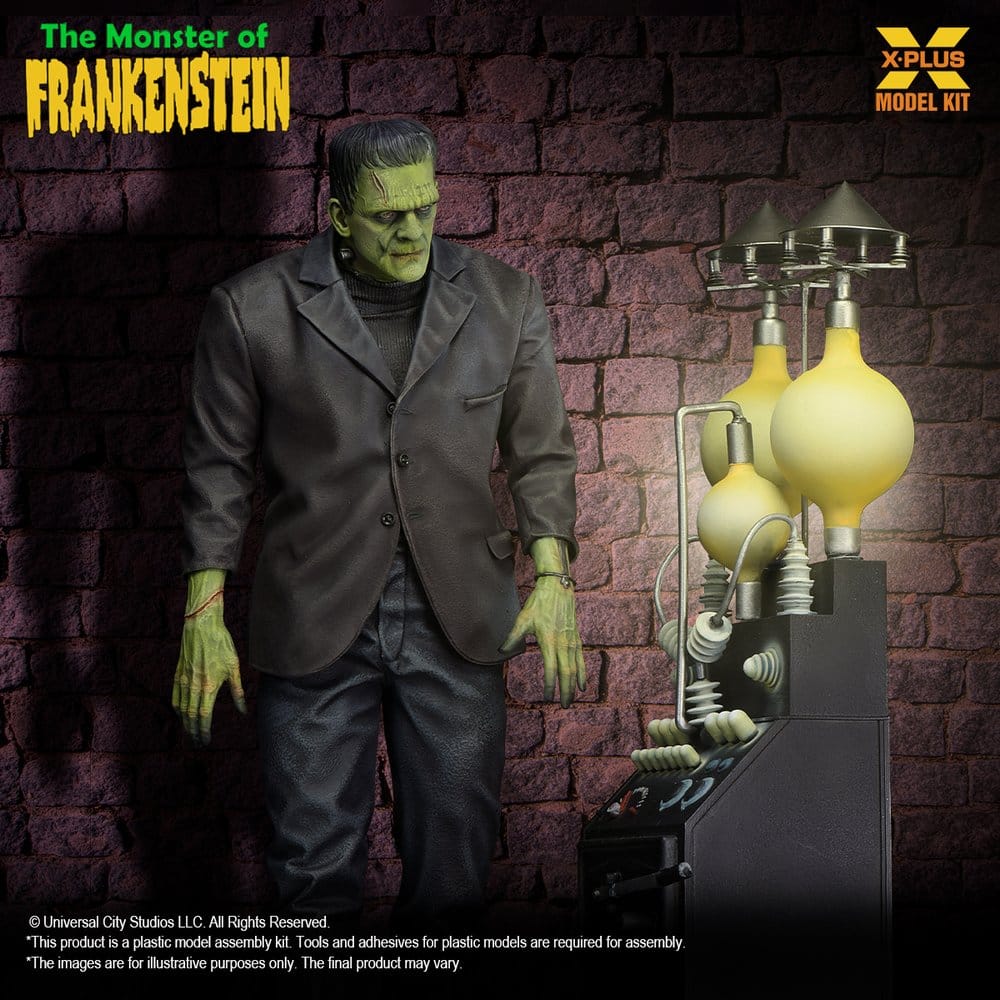 THE MONSTER OF FRANKENSTEIN 1/8 SCALE PLASTIC MODEL KIT