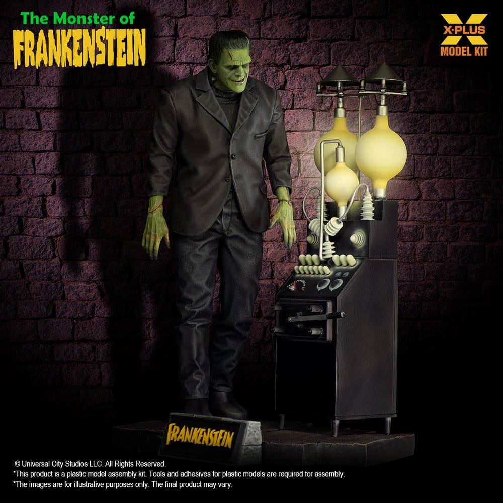 THE MONSTER OF FRANKENSTEIN 1/8 SCALE PLASTIC MODEL KIT