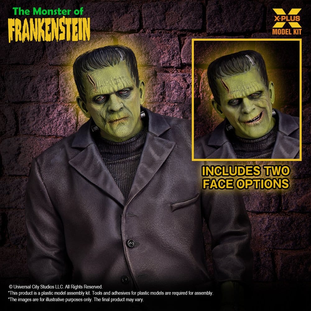 THE MONSTER OF FRANKENSTEIN 1/8 SCALE PLASTIC MODEL KIT