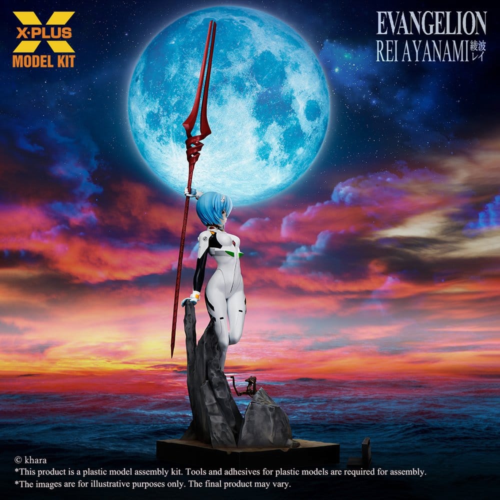 EVANGELION REI AYANAMI 1/8 SCALE MODEL KIT