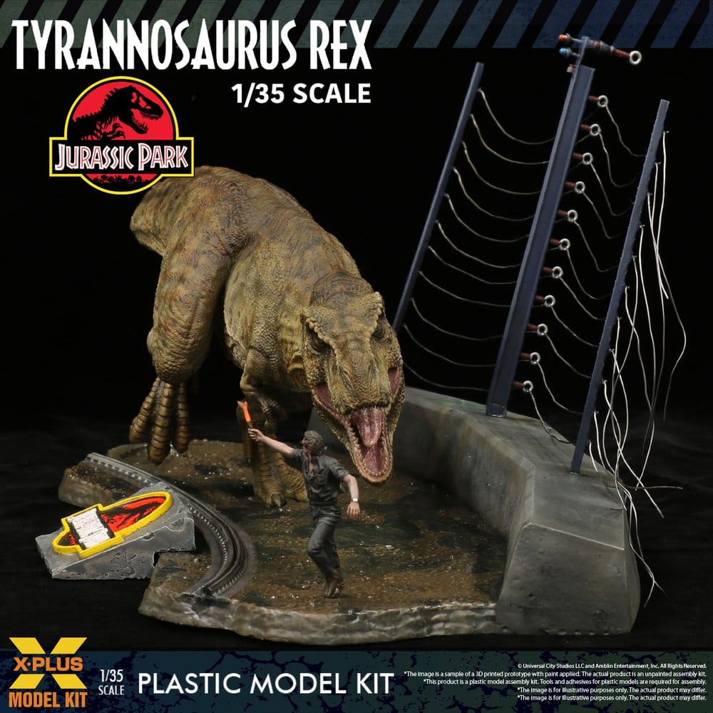 Jurassic Park Kit de Modelo de Plástico Escala 1/35 Tyrannosaurus Rex