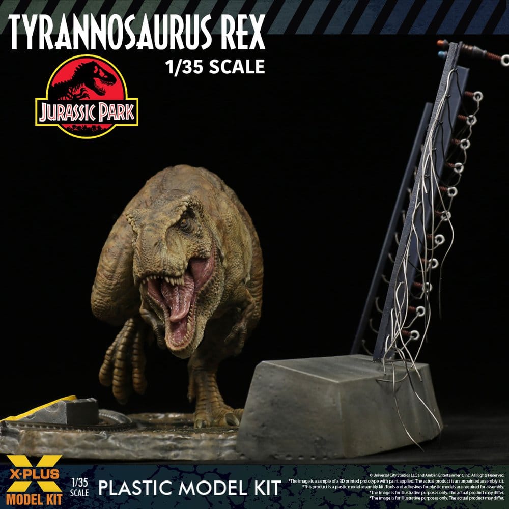 Jurassic Park Kit de Modelo de Plástico Escala 1/35 Tyrannosaurus Rex