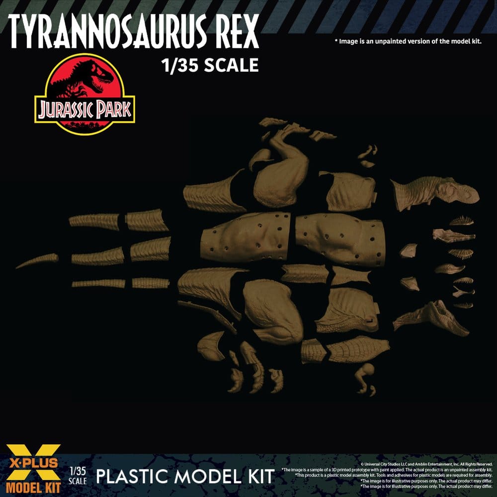 Jurassic Park Kit de Modelo de Plástico Escala 1/35 Tyrannosaurus Rex