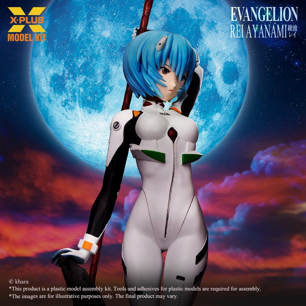 Evangelion Maqueta Plastic Model Kit 1/8 Rei Ayanami 20 cm (Reproduction)