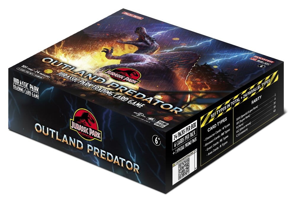 Jurassic Park TCG Outland Predator Caixa de Sobres (24) *Edição Inglês*