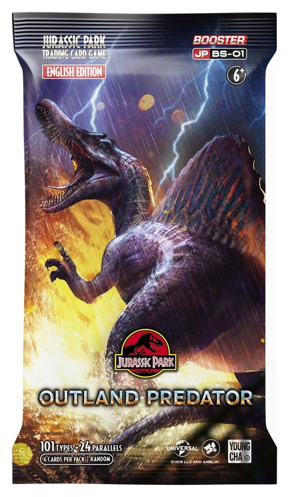 Jurassic Park TCG Outland Predator Caixa de Sobres (24) *Edição Inglês*