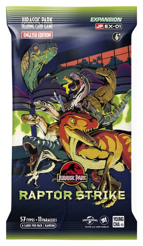 Jurassic Park TCG Raptor Strike Caixa de Sobres (24) *Edição Inglês*