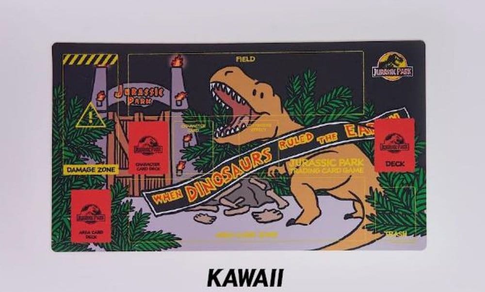 Jurassic Park TCG Tapete de Jogo Kawaii T-Rex 60 cm Frikytopia