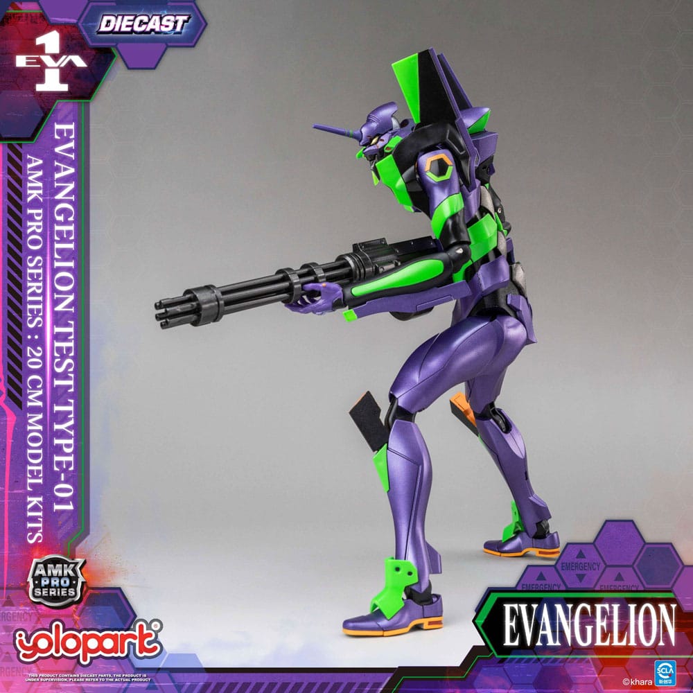 Neon Genesis Evangelion Maqueta AMK Pro Series Eva-01 Test Type 20 cm