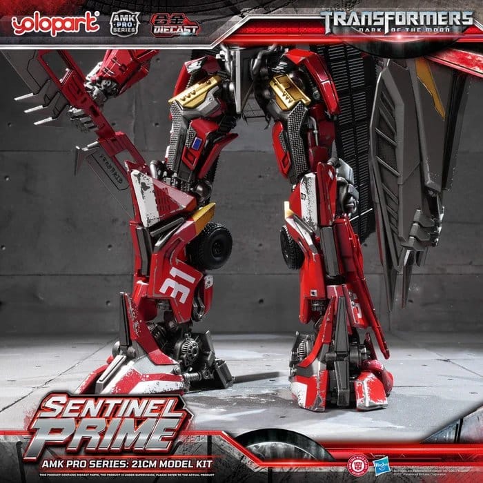 Transformers: Dark of the Moon Maqueta Plastic Model Kit AMK PRO Series Sentinel Prime 21 cm