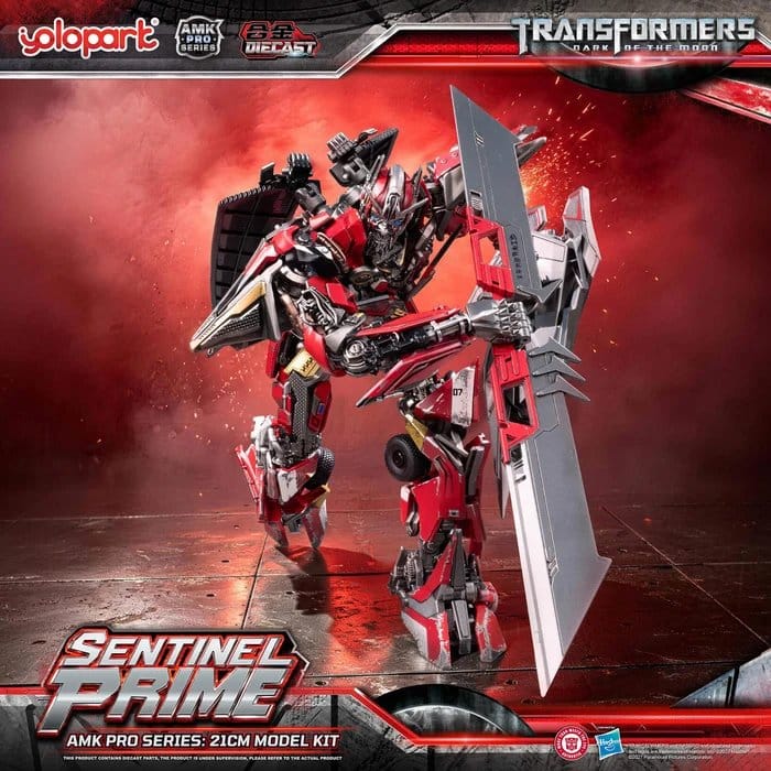Transformers: Dark of the Moon Maqueta Plastic Model Kit AMK PRO Series Sentinel Prime 21 cm