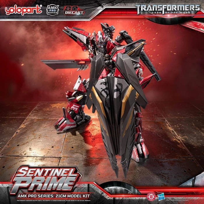 Transformers: Dark of the Moon Maqueta Plastic Model Kit AMK PRO Series Sentinel Prime 21 cm