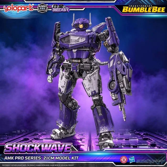 Transformers: Bumblebee the Movie Maqueta Plastic Model Kit AMK PRO Series Shockwave 21 cm