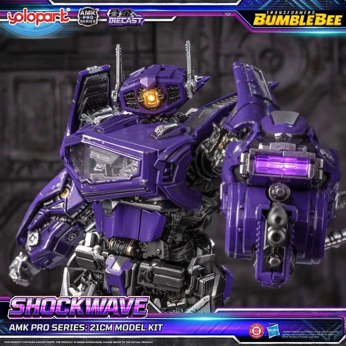 Transformers: Bumblebee the Movie Maqueta Plastic Model Kit AMK PRO Series Shockwave 21 cm