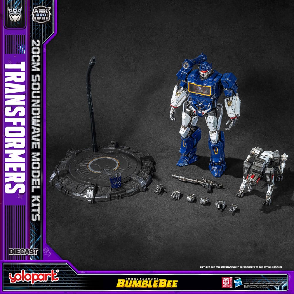 Transformers: Bumblebee Maqueta AMK Pro Series Soundwave (Oversea Version) 20 cm
