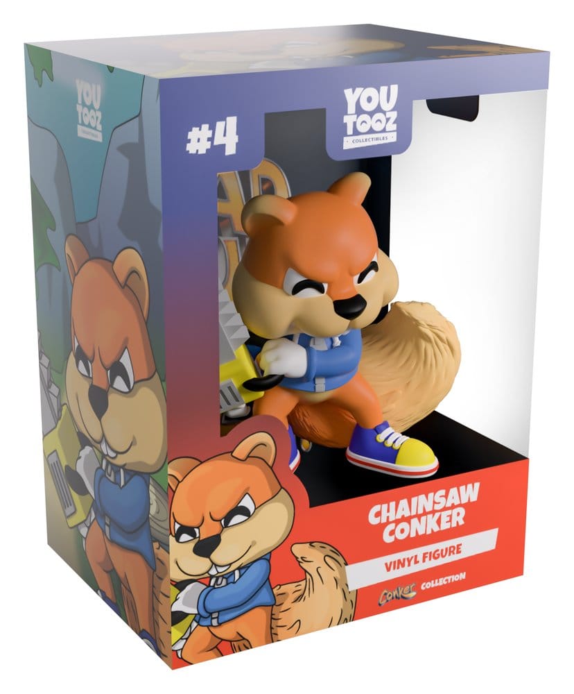 Conker’s Bad Fur Day Figura Vinyl Chainsaw Conker 8 cm Frikytopia