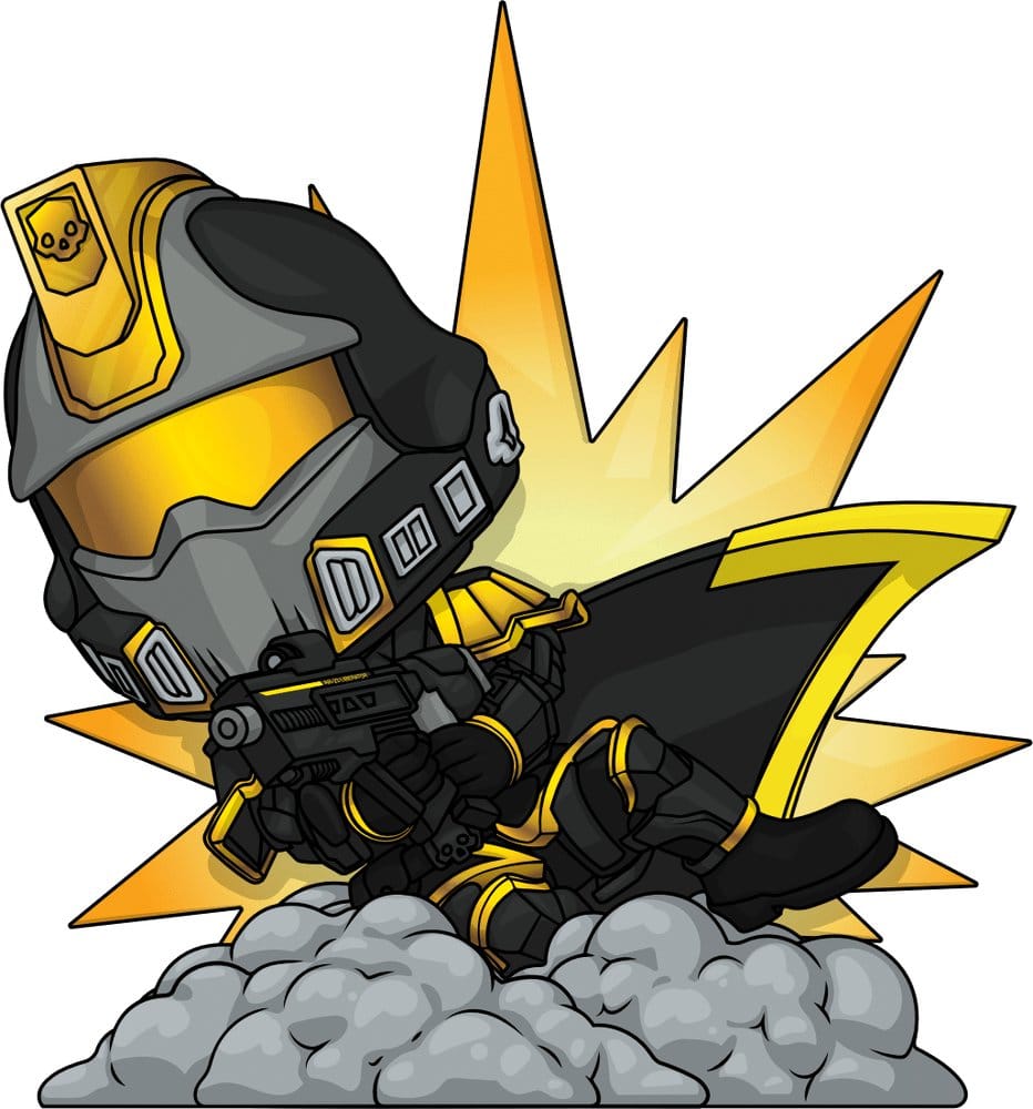 Helldivers 2 Figura Vinyl Hero of the Federation 10 cm