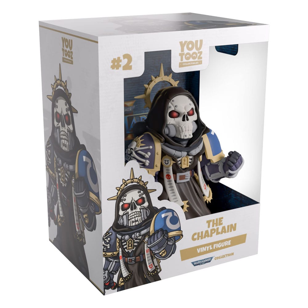 Space Marine 2 Figura Vinyl The Chaplain 13 cm