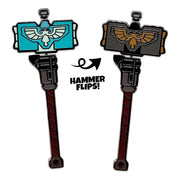 Space Marine 2 Chapa Thunder Hammer 5 cm