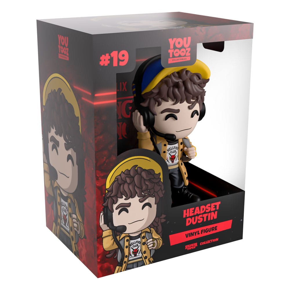 Stranger Things Figura Vinil Headset Dustin 13 cm