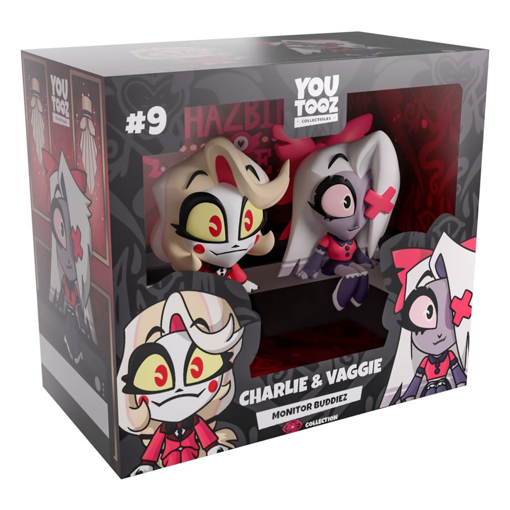 Hazbin Hotel Co. Figuras Vinyl Charlie & Vaggie Monitor Buddiez