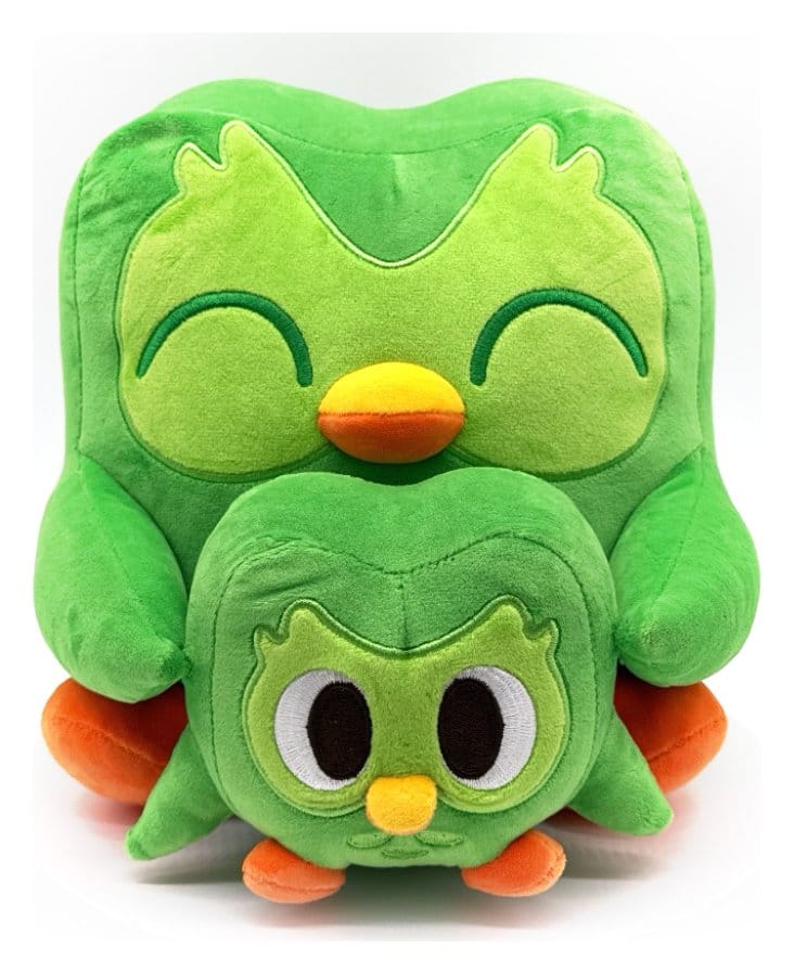 Duolingo Peluche Study Buddy Duo 22 cm Frikytopia