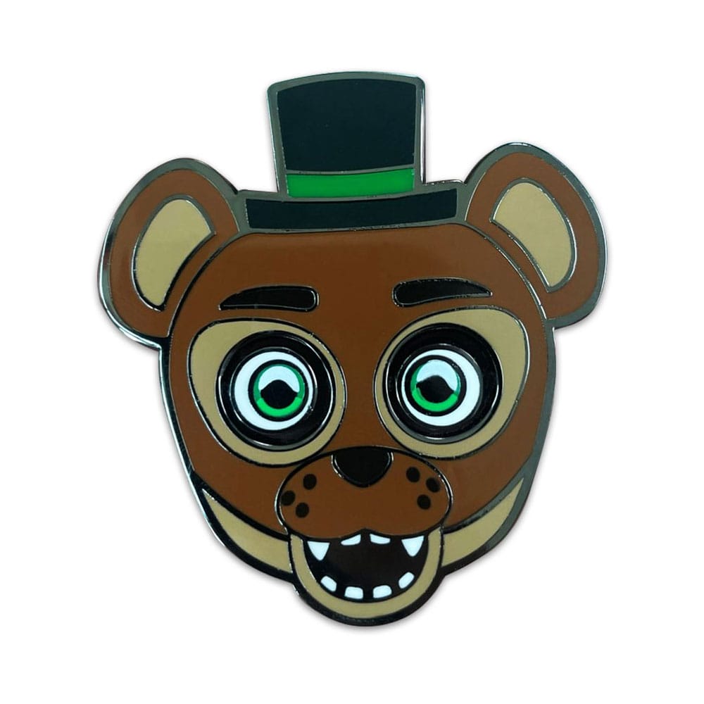 Five Nights at Freddy´s Chapa Popgoes The Weasel Glow in the Drak Spinning 5 cm Frikytopia