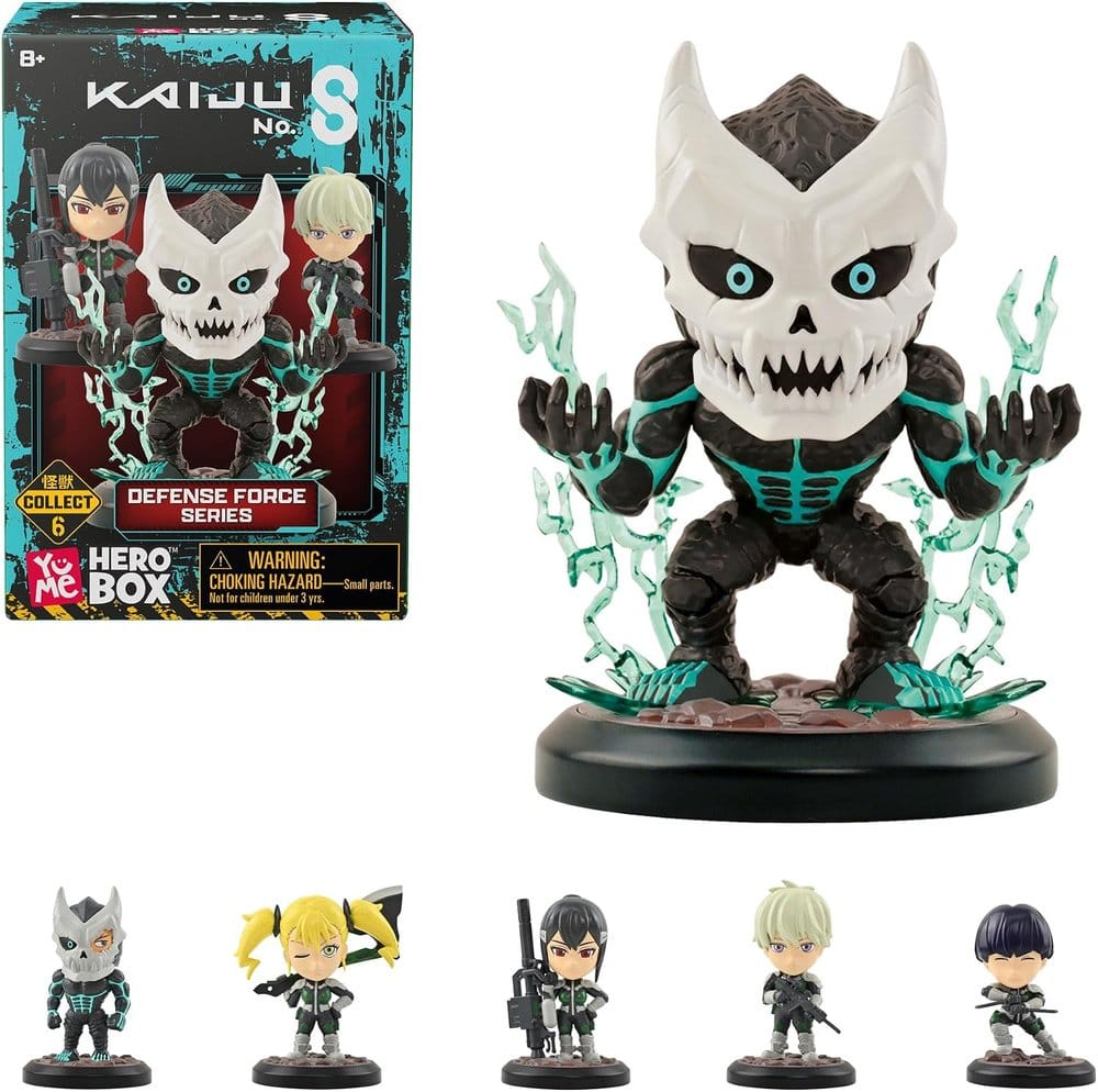 Kaiju No. 8 Hero Box Figuras mini Combat Series Cajas Sorpresa Expositor (12) Frikytopia