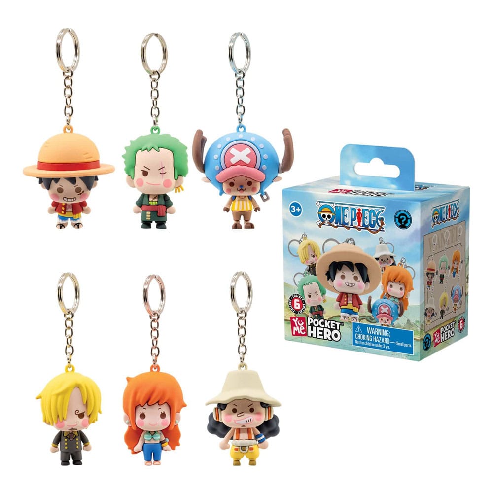 One Piece Llaveros Pocket Hero Series 2 Expositor (12) Frikytopia