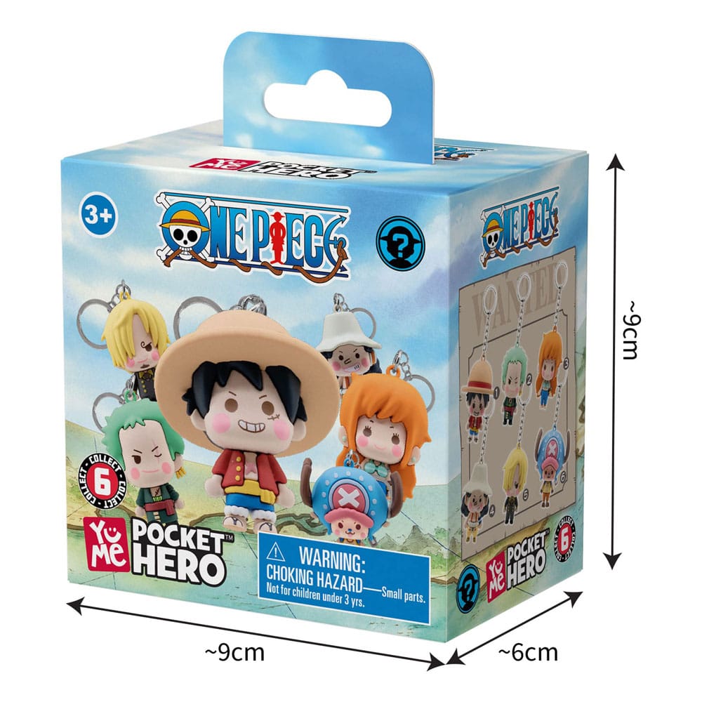 One Piece Llaveros Pocket Hero Series 2 Expositor (12)