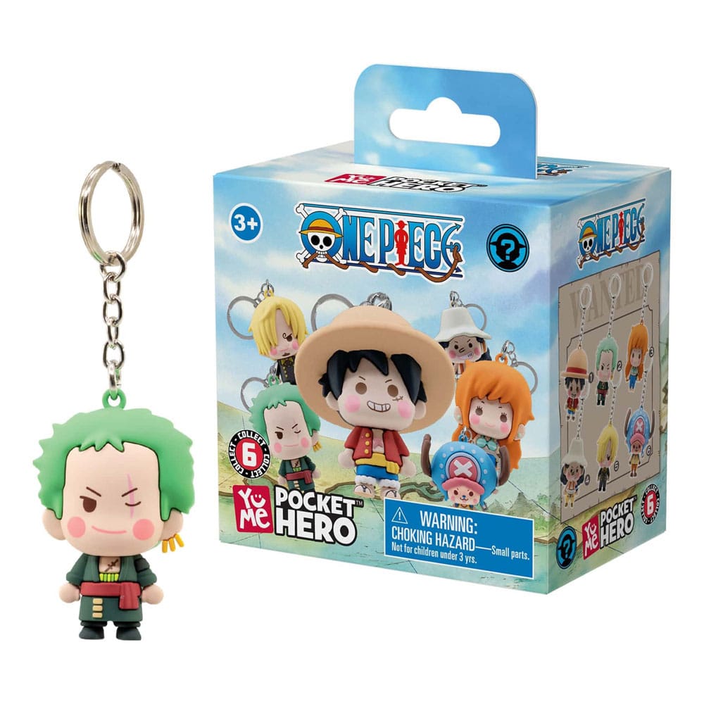 One Piece Llaveros Pocket Hero Series 2 Expositor (12)