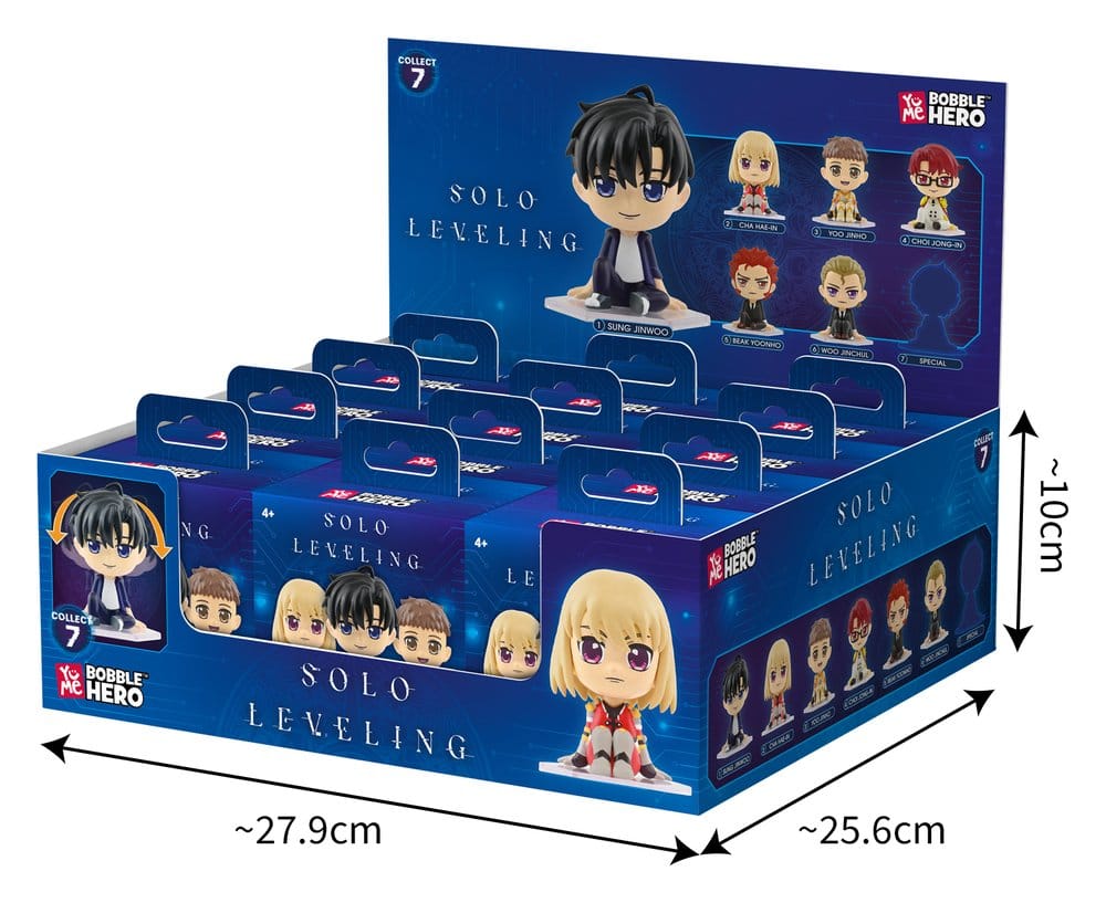 Solo Leveling Bobble Hero Cabezón Series 1 Cajas Sorpresa Expositor (12)