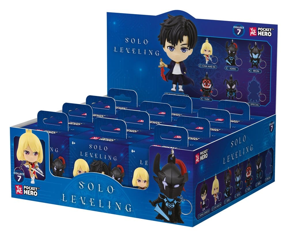 Solo Leveling Pocket Hero Llaveros Series 1 Cajas Sorpresa Expositor (12)