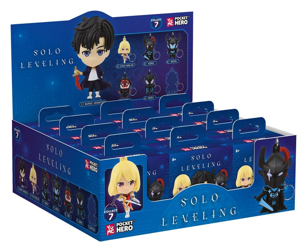 Solo Leveling Pocket Hero Llaveros Series 1 Cajas Sorpresa Expositor (12)