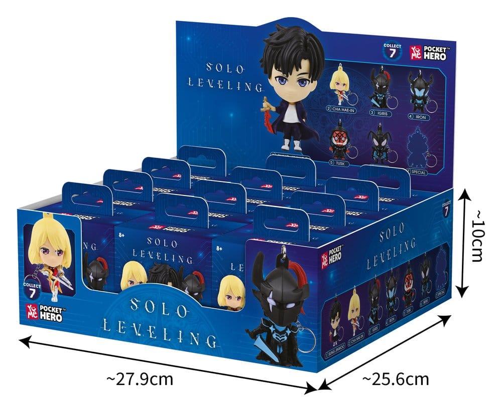 Solo Leveling Pocket Hero Llaveros Series 1 Cajas Sorpresa Expositor (12)