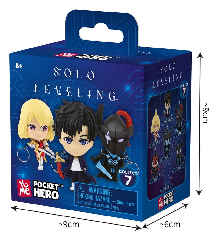 Solo Leveling Pocket Hero Llaveros Series 1 Cajas Sorpresa Expositor (12)