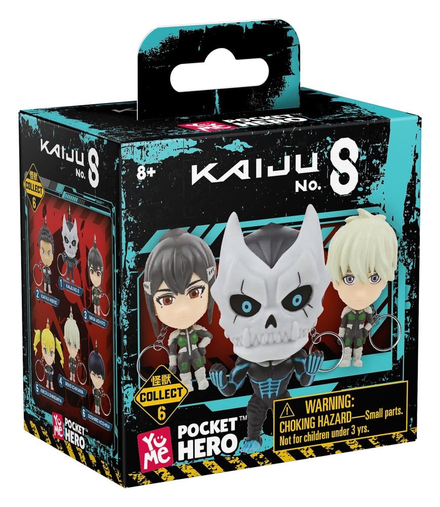 Kaiju No. 8 Pocket Hero Llaveros Series 1 Cajas Sorpresa Expositor (12)