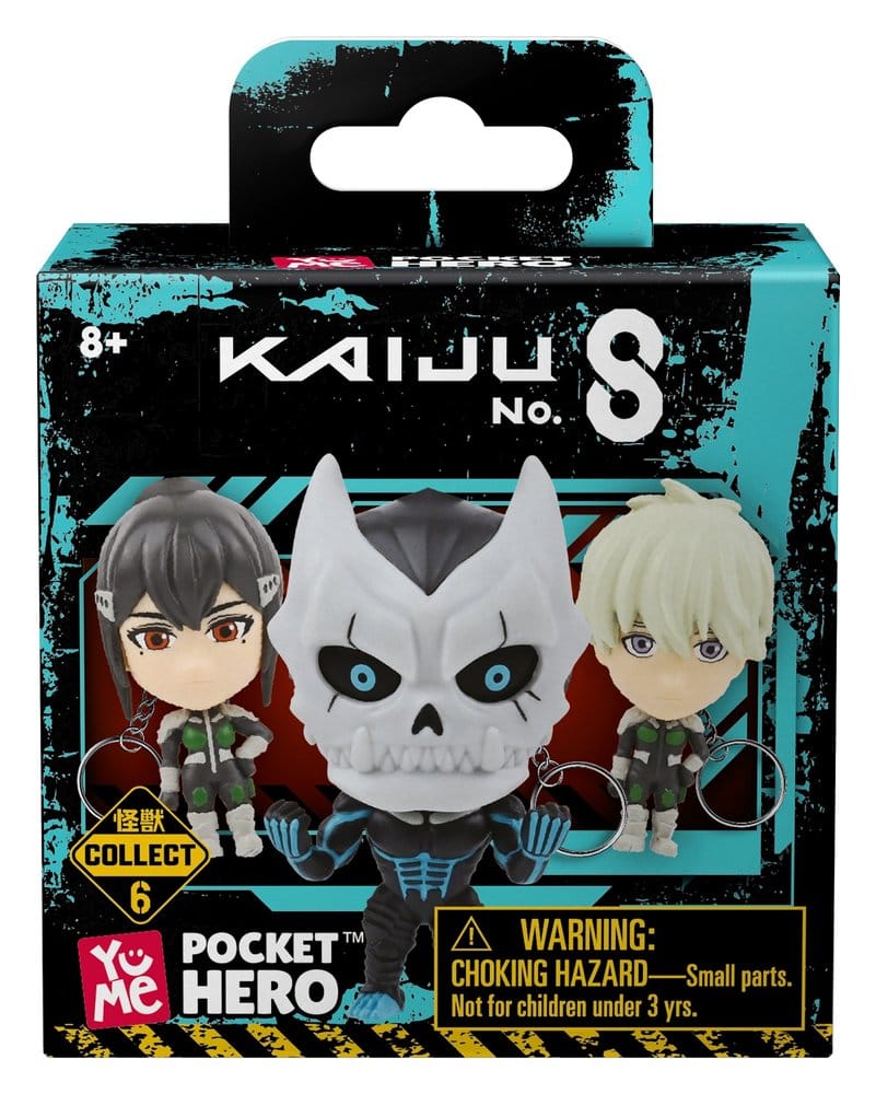 Kaiju No. 8 Pocket Hero Llaveros Series 1 Cajas Sorpresa Expositor (12)