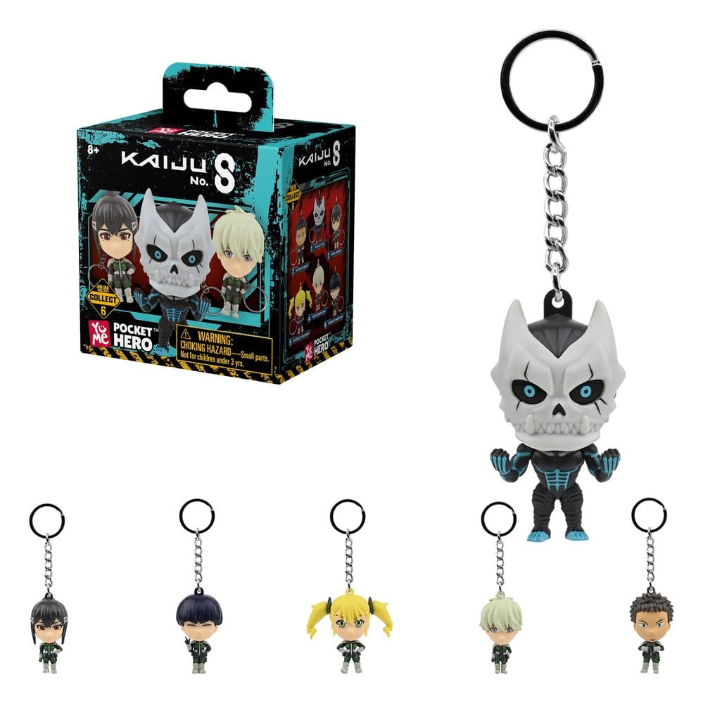 Kaiju No. 8 Pocket Hero Llaveros Series 1 Cajas Sorpresa Expositor (12)