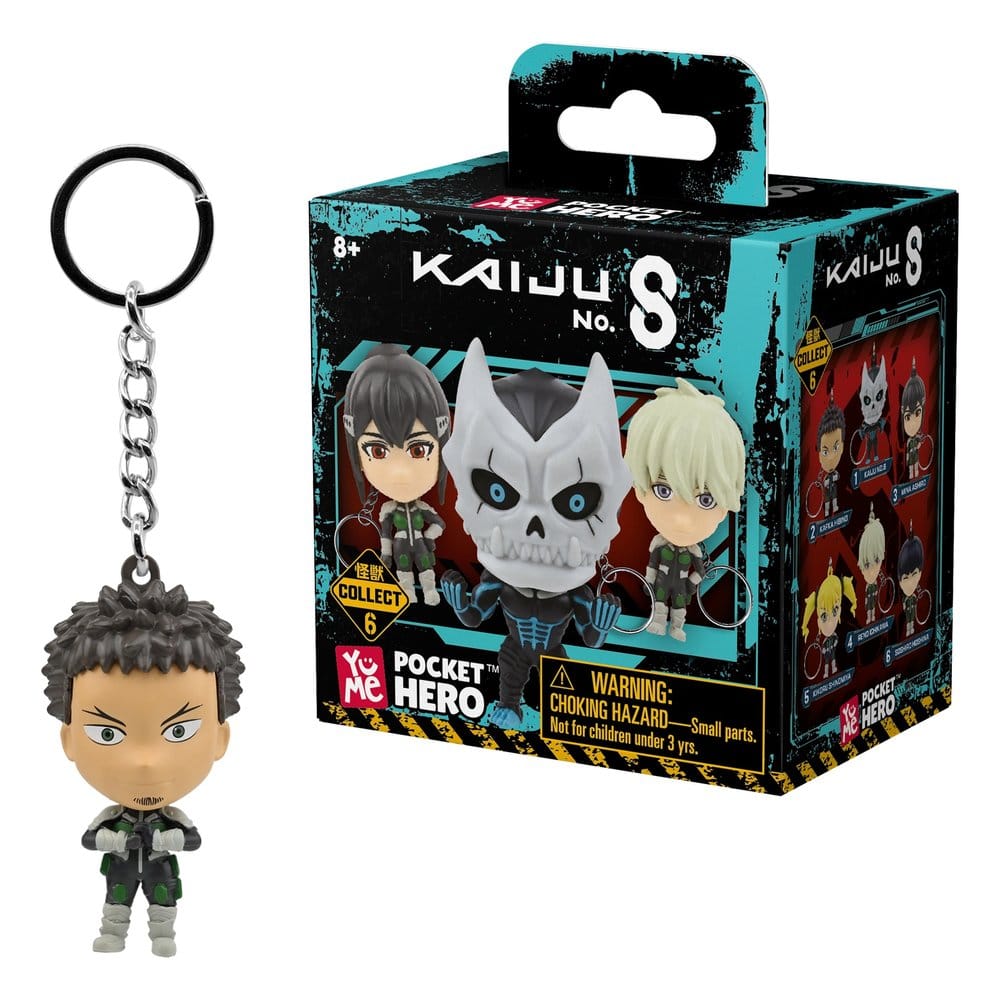 Kaiju No. 8 Pocket Hero Llaveros Series 1 Cajas Sorpresa Expositor (12)
